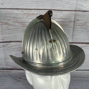 Vintage Cairns & Bros Metal Fire Fighter Helmet Metal Arlington VA Rare Dept
